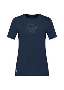 Norröna Norrona Womens Femund Equaliser Merino T- Shirt Merinoshirt Dames (S |blauw)