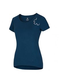 Ocun Womens Bamboo T Blossom T-shirt Dames (M |blauw)