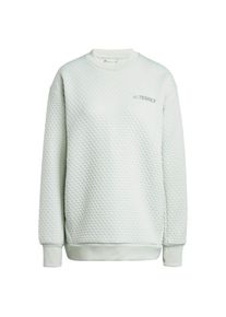 adidas terrex Womens Terrex Xploric Crew Neck Sweater Fleecetrui Dames (XL |wit/grijs)