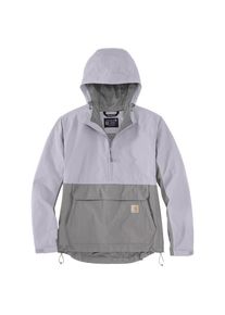 Carhartt Women's Loose Lightweight Anorak Casual jacket Women (L, grey/purple)