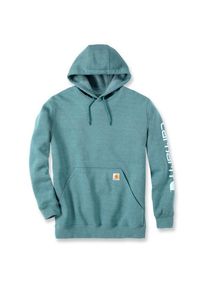 Carhartt Sleeve Logo Hooded Sweatshirt Hoodie Heren (M |turkoois)
