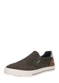 Mustang Trampki slip on dla mężczyzn koniakowy / błotnisty / biały Rozmiar 40