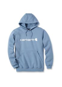 Carhartt Signature Logo Sweatshirt Hoodie Men (XL, blue)