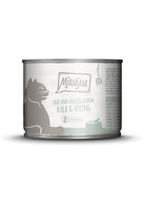 MjAMjAM DUO Katzenfutter mit Kalb & Hering, 6x200g
