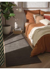 benuta Pure Villa matto Runner Vera Ruskea/harmaa 70x200 cm Uni