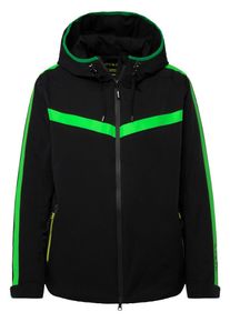 Ulla Popken Dames Functionele jas groen / zwart XL-XXL