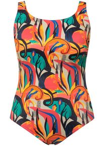 Ulla Popken Badeanzug Damen bunt Größe 9XL/10XL