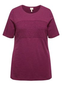 Ulla Popken Shirt Damen rotviolett Größe XXXL/4XL