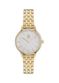 adidas originals Dames Analoog horloge goud / wit One Size