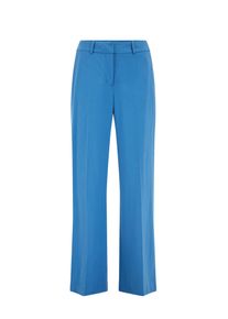 WE Fashion, Damer, Bukser med fals, Himmelblå, Størrelse 46