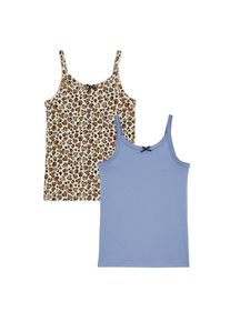WE Fashion Top em bege, azul