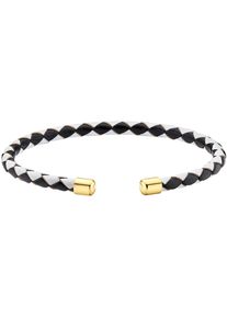 Aniston JEWELRY & WATCHES Armspange »Schmuck Geschenk Armspange Leder schwarz/weiss Edelstahl«