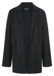 Green Cotton - Jerseyblazer Elise, zwart, Maat 36, katoen