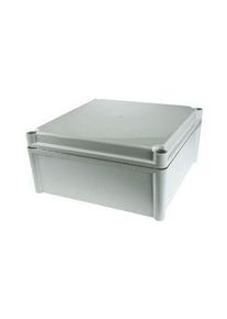 Fibox SOLID PC Series Grey Polycarbonate Enclosure, IP67, Grey Lid, 278 x 278 x 130mm - PC 2828 13 G