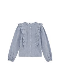 WE Fashion Blusa em azul, branco Tamanho 134/140 Às riscas