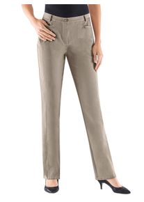 COSMA Dames Thermobroek van warmte-isolerend materiaal in steengrijs ,maat 36, Witt, 69% Katoen, 29% Polyester, 2% Elastan