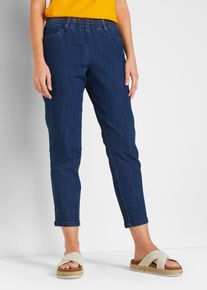 Jeans med bekväm medelhög midja (2-pack) raka ben - blå - storlek 36 - bonprix