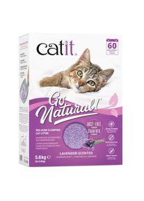Litière CATIT Go Natural senteur lavande pour chat - 5,6 kg (2 x 2,8 kg)