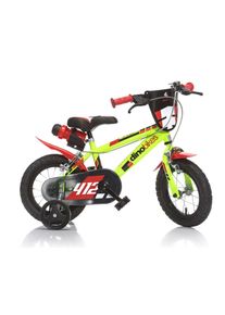 DINO BIKES Gyerekbicikli Dino 12" HiTech acél világos zöld