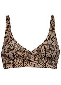 watercult Womens Artisan Vibe Cross-Over Bikini Top Bikinitop Dames (44 - Cup: B |wit)