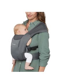 ergobaby Embrace Newborn Carrier – Soft Air Mesh: Washed Black
