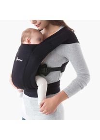 ergobaby Embrace Newborn Carrier – Soft Knit: Pure Black