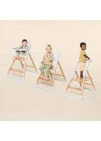 ergobaby Evolve High Chair System: Natural Wood