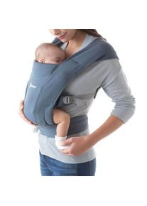 ergobaby Embrace Newborn Carrier – Soft Knit: Oxford Blue