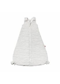 ergobaby On the Move Sleep Bag: Silver Waves-Cozy-M (6 - 18 Mos)