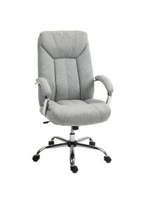 Vinsetto Ergonomic Office Chair, High Backrest, Breathable Cover, Adjustable Height, Gray | Aosom Ireland