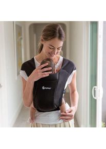 ergobaby Mochila Portabebés Recién Nacido Embrace - Knit: Negro intenso