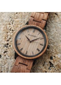 Dames Horloges Taro Grijs Eikenhout & Roestvrij staal Holzkern