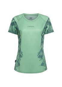 La Sportiva Womens Pacer T-Shirt Hardloopshirt Dames (L |turkoois/groen)