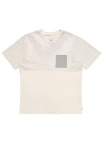 Mazine Halfway Striped T T-shirt Heren (XL |wit)