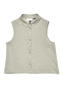 Mazine Womens Sleeveless Linen Blouse Blouse Dames (XXL |beige)