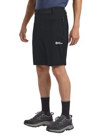 Jack Wolfskin męskie krótkie spodnie na wędrówki Hikeout Shorts Men 54 black