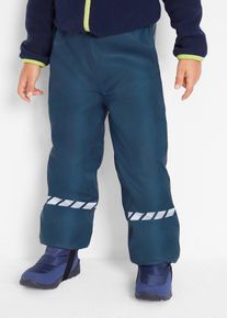 Pantalon de pluie avec doublure thermique en polaire - bleu - taille 92/98 - bonprix