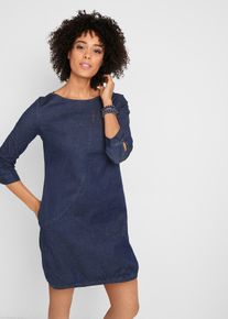 Robe en jean extensible - bleu - taille 46 avec coton - bonprix