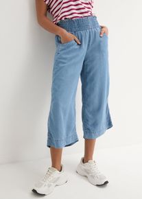 Jupe-culotte en Lyocell - bleu - taille 40 - bonprix