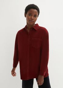 Chemise en velours côtelé 100% coton - rouge - taille 48 - Velours côtelé - bonprix