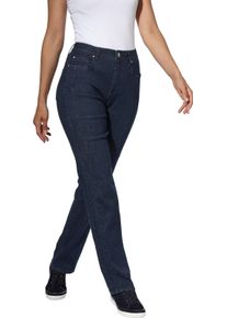 Dames Jeans met sierbiezen opzij dark-blue Maat 40
