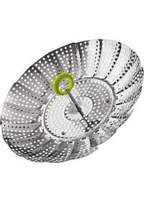Fackelmann Dampfeinsatz , rund , 24x13 cm , Henkel, gelocht , Kochgeschirr, Töpfe, Schnellkochtöpfe
