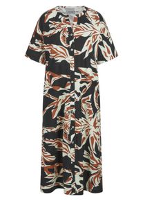 Green Cotton - Jersey-Kleid Dorthe, schwarz, Gr. 42, Baumwolle