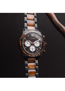 Holzkern; Horloges gemaakt van hout Tasman (Koa/Leadwood), Heren, Natuurlijk hout