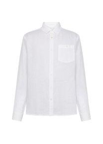 KnowledgeCotton Apparel Regular Linen Shirt Overhemd Heren (XXL |wit)