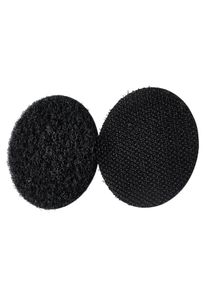 192 Hook and loop dots set on sheets 45 mm | black, nylon|polyester