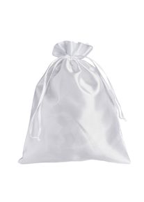 5 Satin bags 150 x 200 mm | white