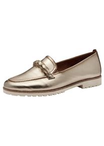 Tamaris Slipper Damen gold Größe 42 Unifarben