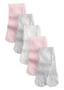 next Collant Filles gris, rose, blanc taille first size