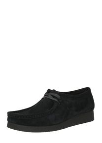 Clarks Dames Veterschoen 'Wallabee' zwart 35.5